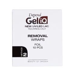 Depend Gel IQ Removal Wraps Foil, 10 Stk.