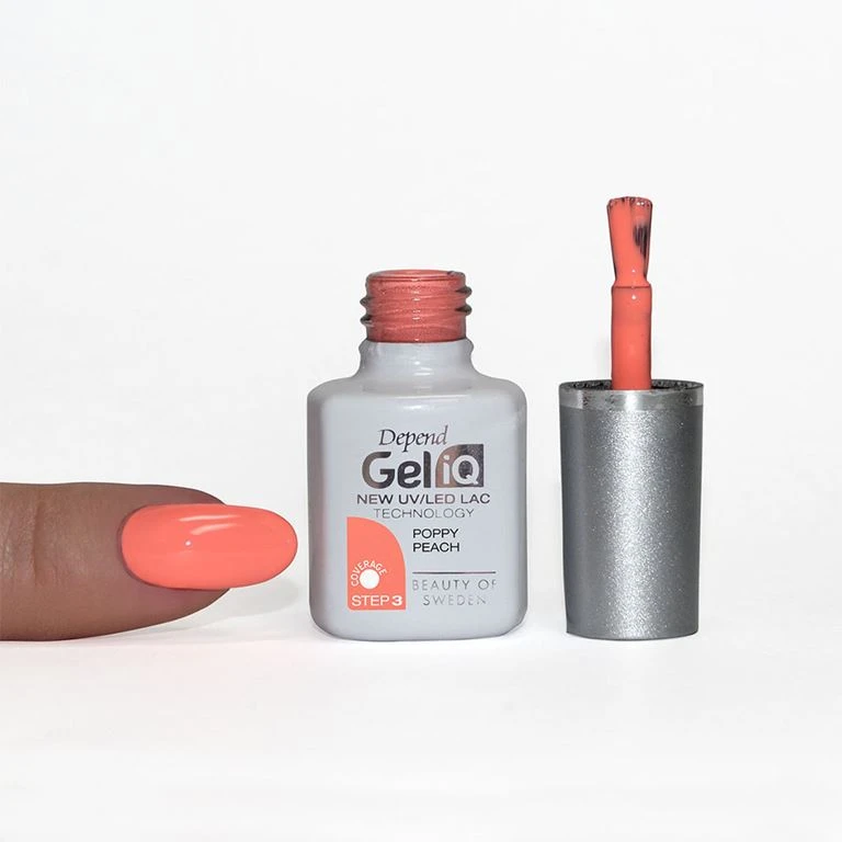 Depend Gel IQ Nail Polish, Poppy Peach 3 Depend Gel IQ Nail Polish, Poppy Peach - Billede 3