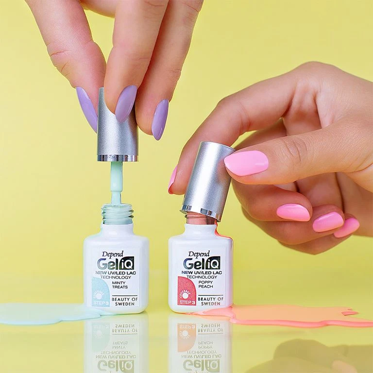 Depend Gel IQ Nail Polish, Poppy Peach 5 Depend Gel IQ Nail Polish, Poppy Peach - Billede 5