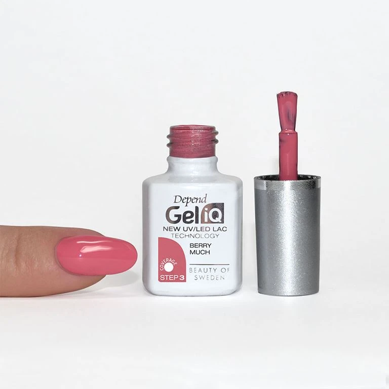 Depend Gel IQ Nail Polish, Berry Much 3 Depend Gel IQ Nail Polish, Berry Much - Billede 3