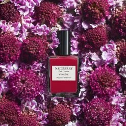 NAILBERRY L’Oxygéné Nail Polish, Pink Berry -CND Butik nailberry pink berry l oxygene 15ml 2