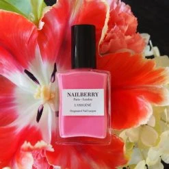 NAILBERRY L’Oxygéné Nail Polish, Pink Guava -CND Butik nailberry pink guava l oxygene 15ml 3