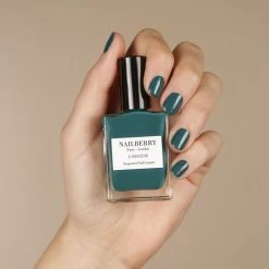 NAILBERRY L’Oxygéné Nail Polish, Teal We Meet Again 5 NAILBERRY L’Oxygéné Nail Polish, Teal We Meet Again -CND Butik nailberry teal we meet again l oxygene 15ml 2