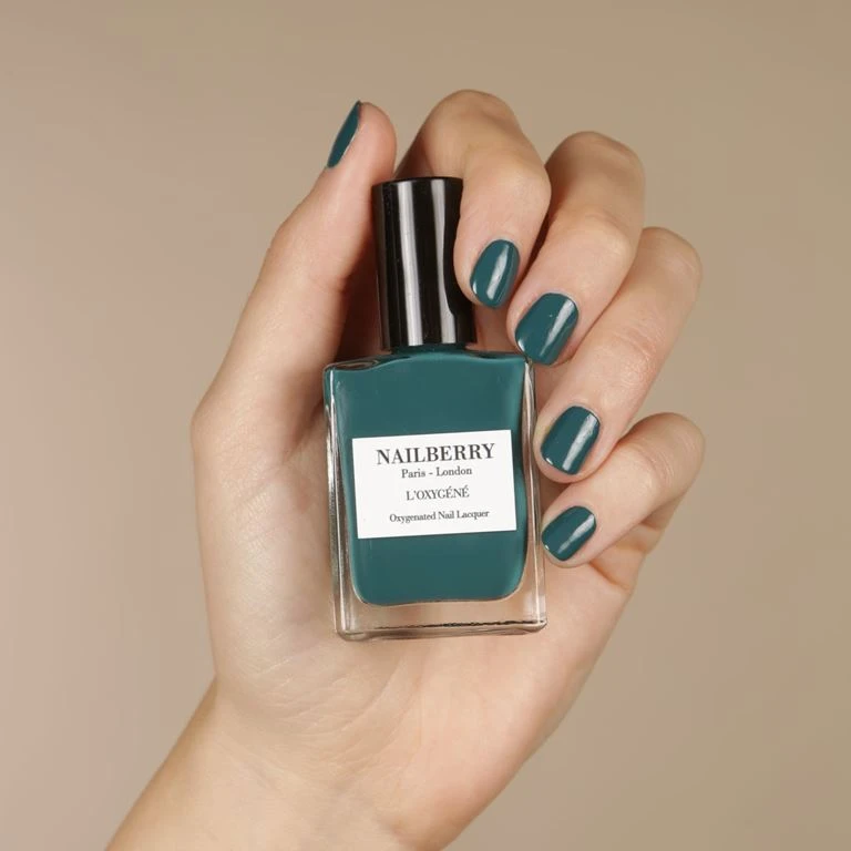 NAILBERRY L’Oxygéné Nail Polish, Teal We Meet Again 3 NAILBERRY L’Oxygéné Nail Polish, Teal We Meet Again - Billede 3